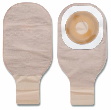 Premier™ Flextend™ One-Piece Drainable Beige Colostomy Pouch, 12 Inch Length, 1¼ Inch Stoma, 1 Box of 10 (Ostomy Pouches) - Img 1