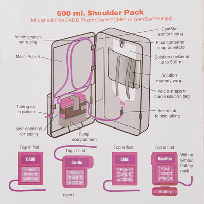 McKesson Enteral Feeding Pump Pouch, Fits Most 250 to 500 mL Feeding Pumps, 1 Each (Nutritionals Accessories) - Img 4