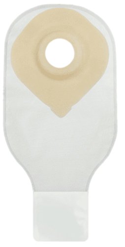 Securi-T™ One-Piece Drainable Opaque Ostomy Pouch, 12 Inch Length, 7/8 Inch Stoma, 1 Box of 10 (Ostomy Pouches) - Img 1