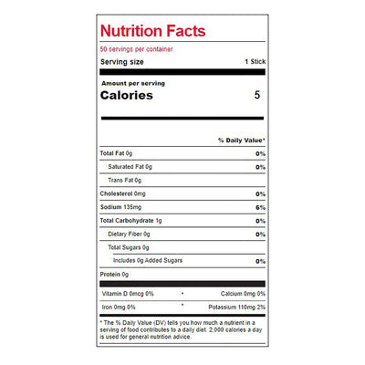 Sqwincher® Quik Stik® Zero Fruit Punch Electrolyte Replenishment Drink Mix, 0.11 oz. Packet, 1 Pack of 50 () - Img 3