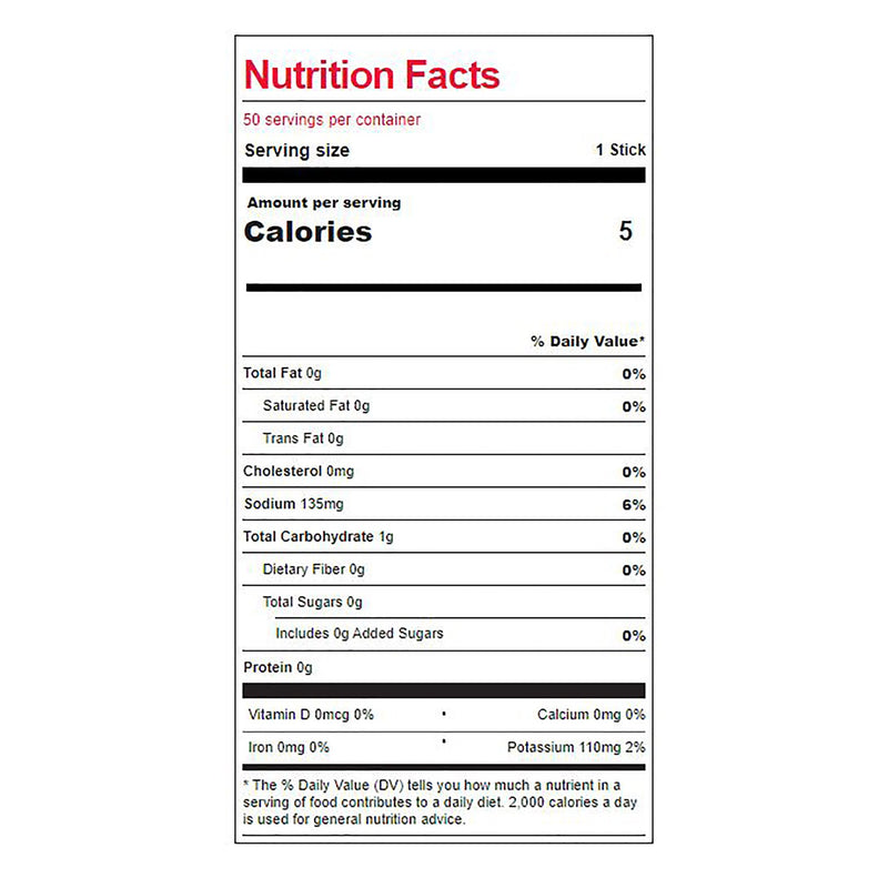 Sqwincher® Quik Stik® Zero Fruit Punch Electrolyte Replenishment Drink Mix, 0.11 oz. Packet, 1 Case of 500 () - Img 3