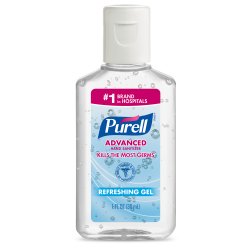 Purell Advanced Hand Sanitizer 70% Ethyl Alcohol Gel, Bottle, 1 oz, 1 Case of 250 (Skin Care) - Img 1