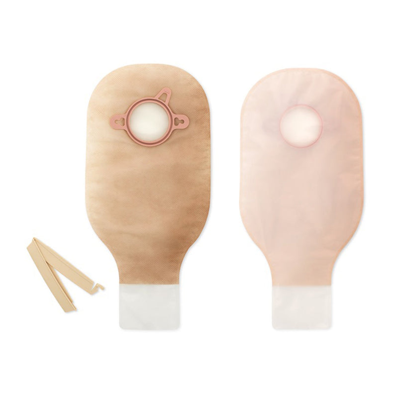 New Image™ Two-Piece Drainable Transparent Urostomy Pouch, 9 Inch Length, 1¾ Inch Flange, 1 Box of 10 (Ostomy Pouches) - Img 7