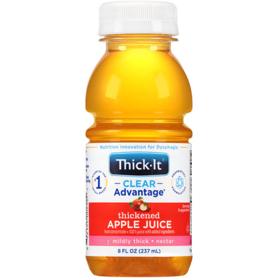 Thick-It® Clear Advantage® Nectar Consistency Apple Thickened Beverage, 8 oz. Bottle, 1 Each (Nutritionals) - Img 1