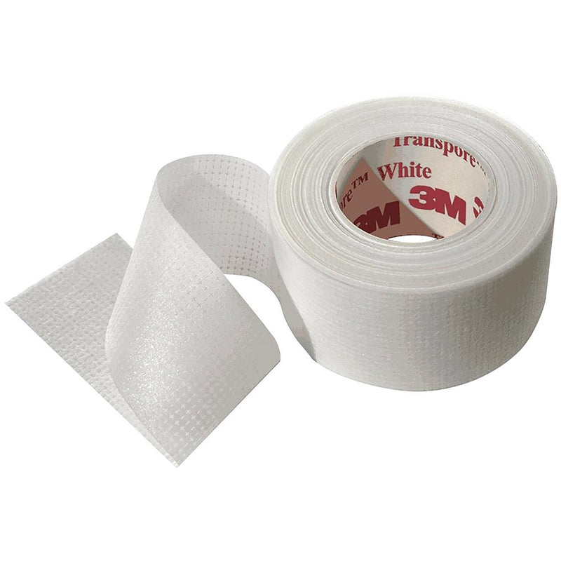 3M™ Transpore™ Plastic Medical Tape, 1 Inch x 10 Yard, Transparent, 1 Case of 120 (General Wound Care) - Img 3