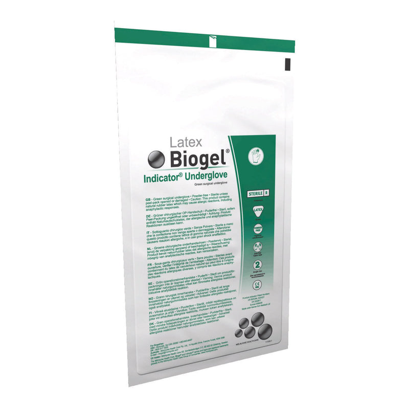 Biogel® Indicator™ Latex Surgical Underglove, Size 7.5, Green, 1 Case of 200 () - Img 1