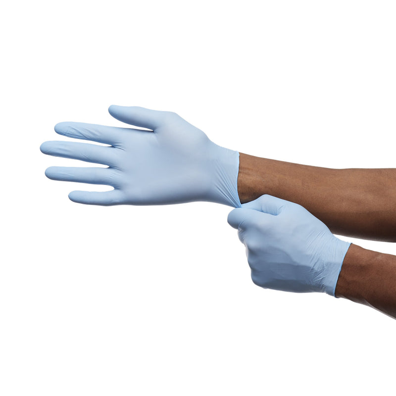 Flexal™ Comfort Exam Glove, Large, Blue, 1 Case of 2500 () - Img 3