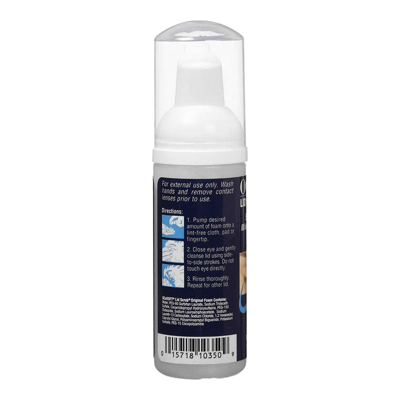 OCUSOFT, FOAM OCUSOFT LID SCRUB 50ML (Over the Counter) - Img 2