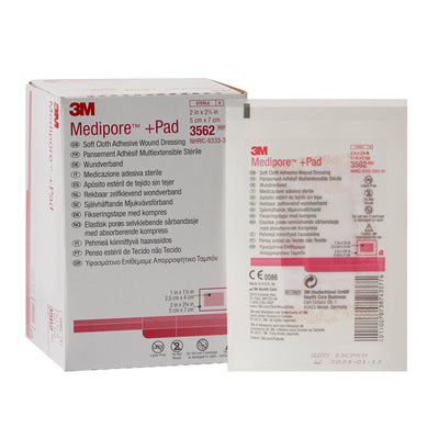 3M™ Medipore™ Sterile Adhesive Dressings, 2 x 2-3/4 Inch, 1 Each (General Wound Care) - Img 1