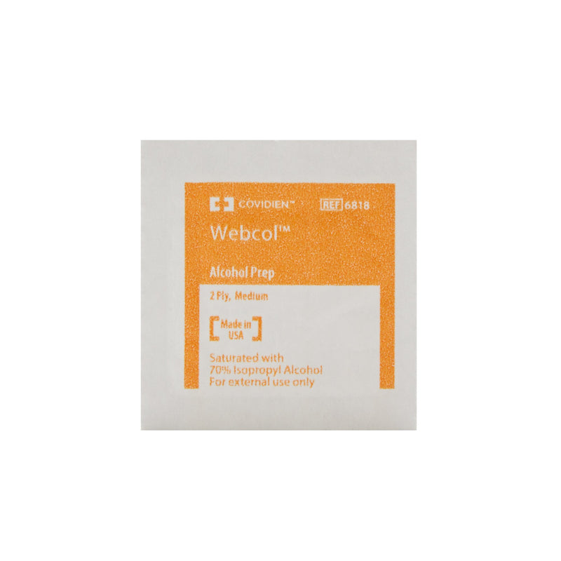 Webcol™ Alcohol Prep Pad, 1 Carton of 200 (Skin Care) - Img 4