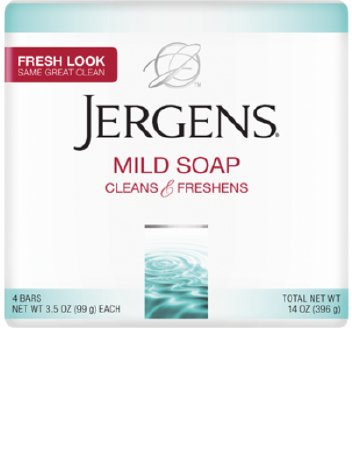 Jergens® Soap, 4 Bars per Pack, 1 Pack of 4 (Skin Care) - Img 1