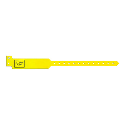 Sentry® SuperBand® Allergy Alert Patient Identification Band, 12 to 13 Inch, 1 Box of 250 (Identification Bands) - Img 1