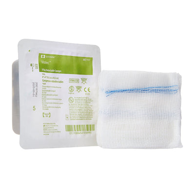 Visitec™ Sterile USP Type VII X-Ray Detectable Gauze Sponge, 4 x 4 Inch, 1 Tray of 10 (General Wound Care) - Img 1