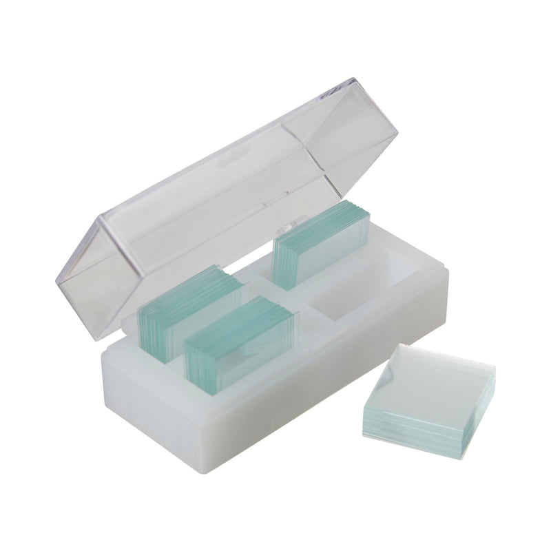 McKesson No. 2 Thickness Cover Glass, 22 x 22 mm, 1 Box of 10 (Laboratory Glassware and Plasticware) - Img 1