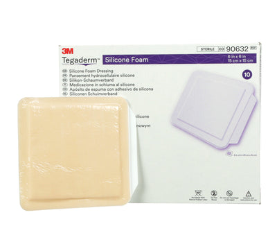 DRESSING, TEGADERM SIL FM NON-BORDERED 4"X4.25" (10/BX 4BX/C (Advanced Wound Care) - Img 1