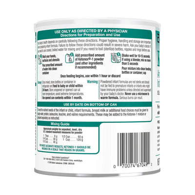 Ketonex®-1 Amino Acid-Modified Infant Formula With Iron, 14.1 oz. Can, 1 Case of 6 () - Img 3