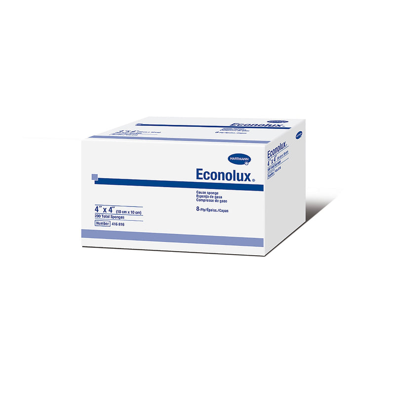 Econolux® NonSterile Gauze Sponge, 4 x 4 Inch, 1 Case of 4000 (General Wound Care) - Img 1