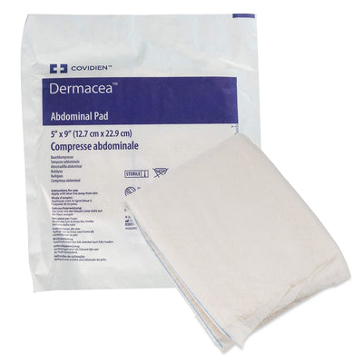 Dermacea™ NonSterile Abdominal Pad, 5 x 9 Inch, 1 Each (General Wound Care) - Img 1