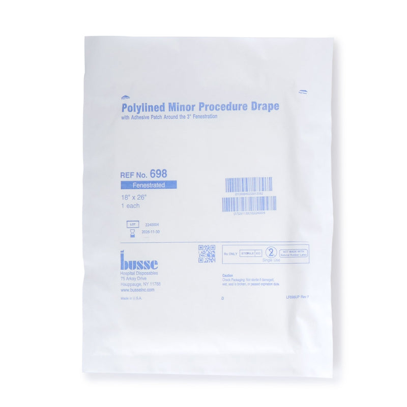 Busse Hospital Sterile Minor Procedure Surgical Drape, 18 x 26 Inch, 1 Box (Procedure Drapes and Sheets) - Img 2