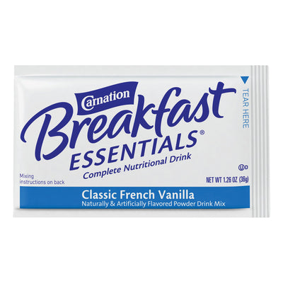 Carnation Breakfast Essentials® Vanilla Oral Supplement, 1.26 oz. Packet, 1 Case of 60 (Nutritionals) - Img 3