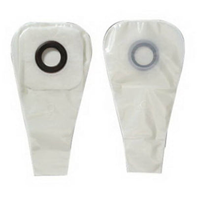 Karaya 5 One-Piece Drainable Transparent Ostomy Pouch, 12 Inch Length, 1-1/8 Inch Stoma, 1 Box of 30 (Ostomy Pouches) - Img 1