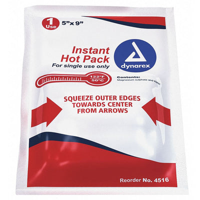 dynarex® Instant Hot Pack, 5 x 9 Inch, 1 Each (Treatments) - Img 1