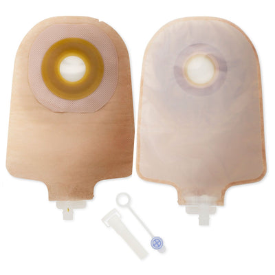 Premier™ One-Piece Drainable Transparent Urostomy Pouch, 9 Inch Length, 1-3/8 Inch Stoma, 1 Box of 5 (Ostomy Pouches) - Img 1