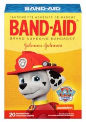 Band-Aid® Kid Design (Paw Patrol) Adhesive Strip, Assorted Sizes, 1 Case of 480 (General Wound Care) - Img 1