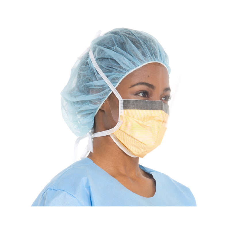 FluidShield® Surgical Mask with Eye Shield, 1 Box of 25 (Masks) - Img 3