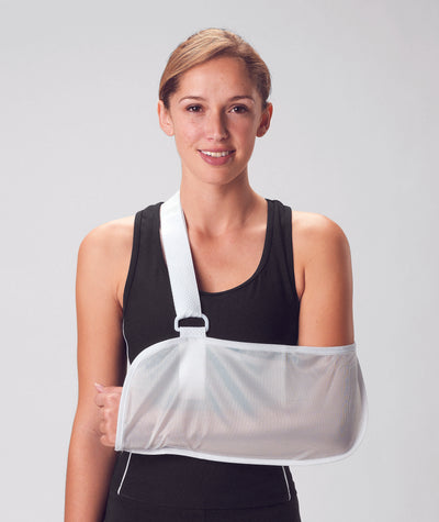 Chieftain™ Unisex White Tietex Mesh Arm Sling, Extra Large, 1 Case of 12 (Immobilizers, Splints and Supports) - Img 1