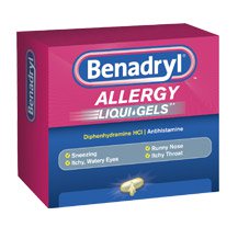 Benadryl® Diphenhydramine Allergy Relief, 1 Carton of 24 (Over the Counter) - Img 1