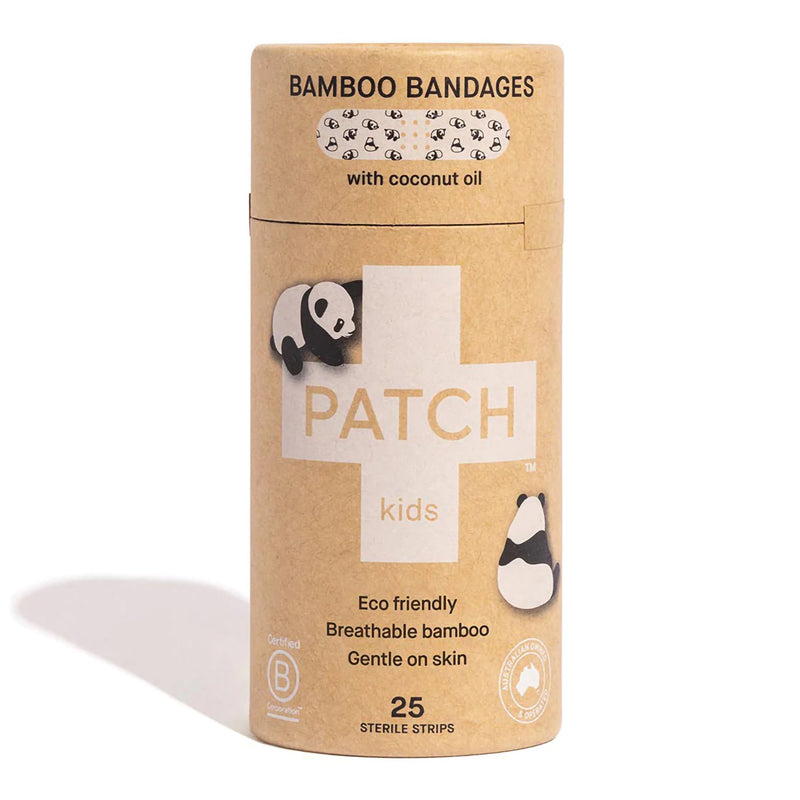Patch™ Kids (Panda Design) Adhesive Strip with Coconut Oil, 3/4 x 3 Inch, 1 Box of 3 (General Wound Care) - Img 1