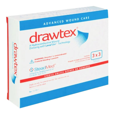 Drawtex® Non-Adherent Dressing, 3 x 3 Inch, 1 Each (Advanced Wound Care) - Img 1