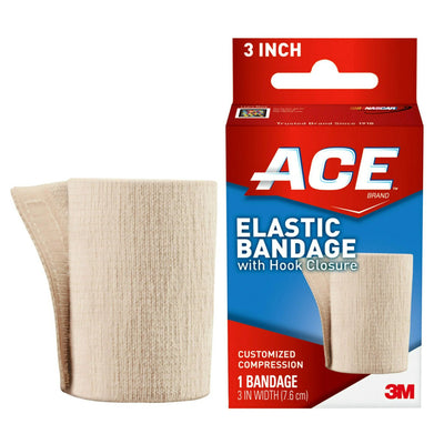 3M™ Ace™ Single Hook and Loop Closure Elastic Bandage, 3 Inch Width, 1 Each (General Wound Care) - Img 1