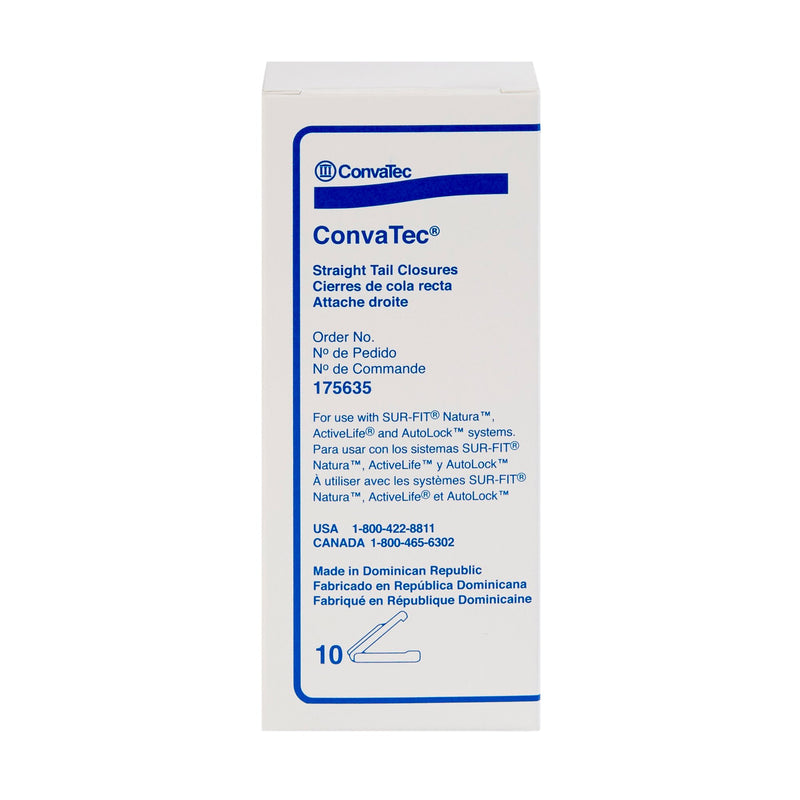 ConvaTec® Tail Closure Clamp, 1 Box of 10 (Ostomy Accessories) - Img 2