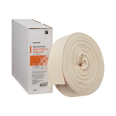 McKesson Beige Cotton Tubular Stockinette, 3 Inch x 25 Yard, 1 Case of 12 (Casting) - Img 1