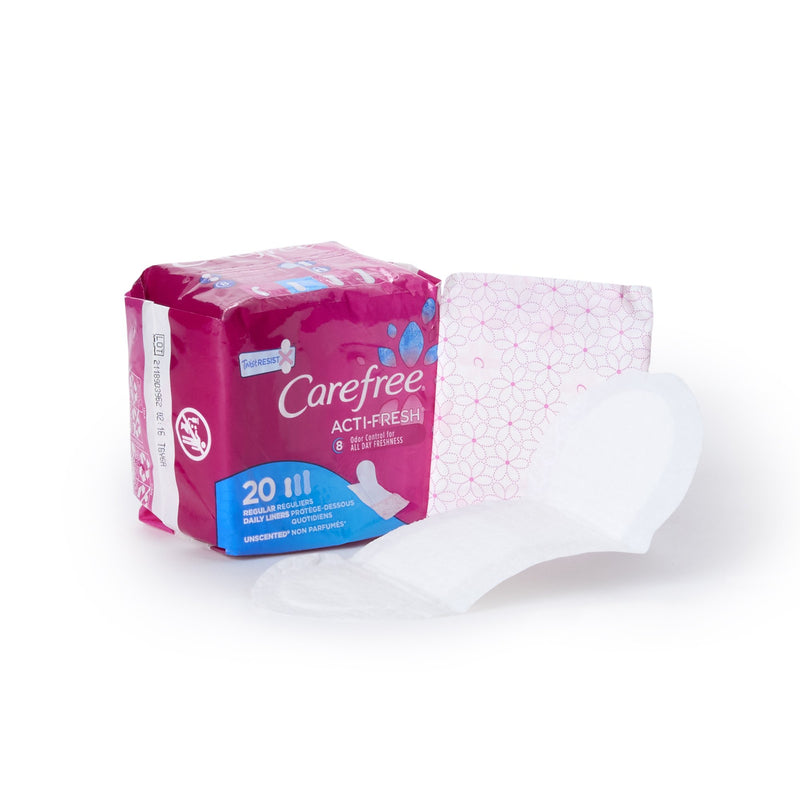 Carefree Acti-Fresh Liners, Regular, 1 Box (Feminine Protection) - Img 1