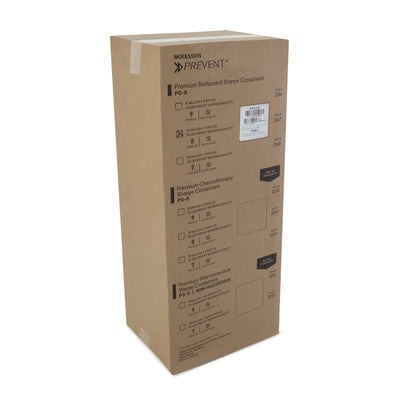 McKesson Prevent® Sharps Container, 12 Gallon, 20-4/5 x 17-3/10 x 13 Inch, 1 Case of 8 () - Img 5