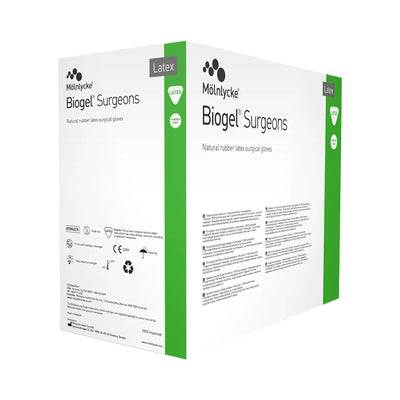 Biogel® Surgeons Latex Surgical Glove, Size 5.5, Straw Color, 1 Case of 200 () - Img 3