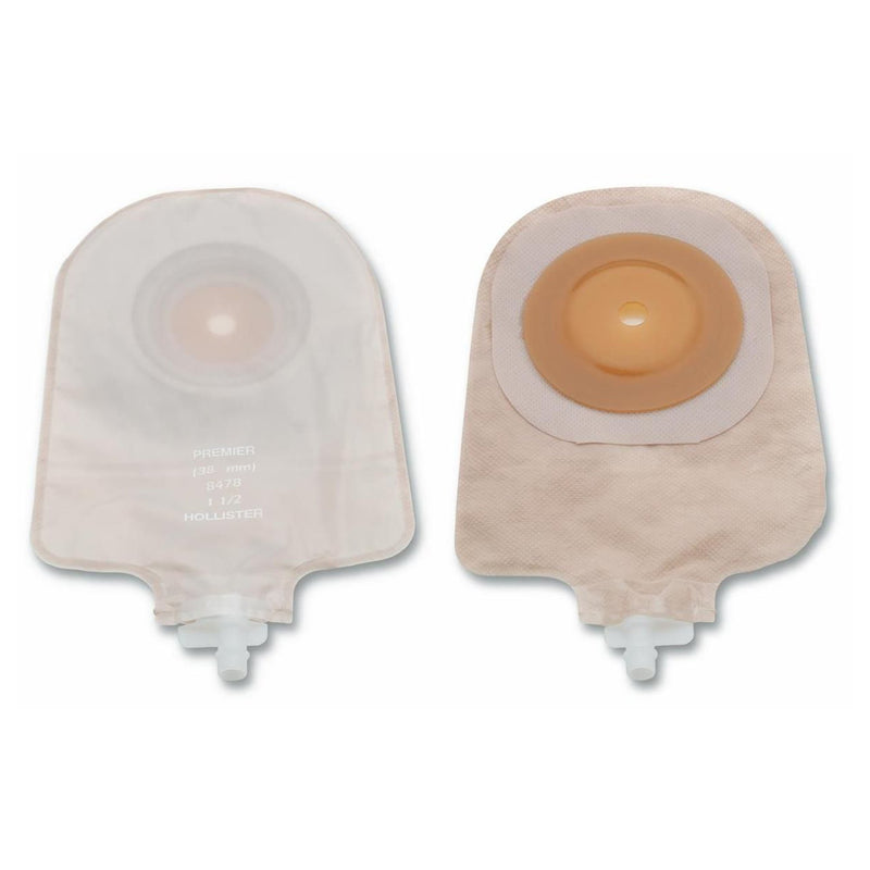 Premier™ One-Piece Drainable Transparent Urostomy Pouch, 9 Inch Length, 1½ Inch Stoma, 1 Box of 5 (Ostomy Pouches) - Img 7