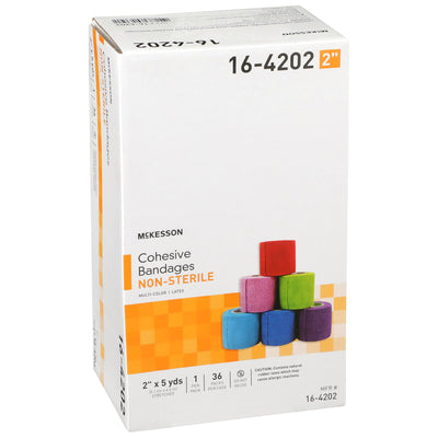 McKesson Self-adherent Closure Cohesive Bandage, 2 Inch x 5 Yard, 1 Case of 36 (General Wound Care) - Img 3