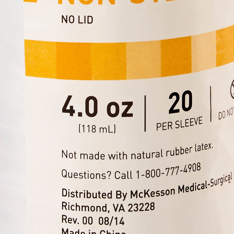 McKesson Specimen Container, 4 oz., Without Lid, 1 Box of 20 (Specimen Collection) - Img 3