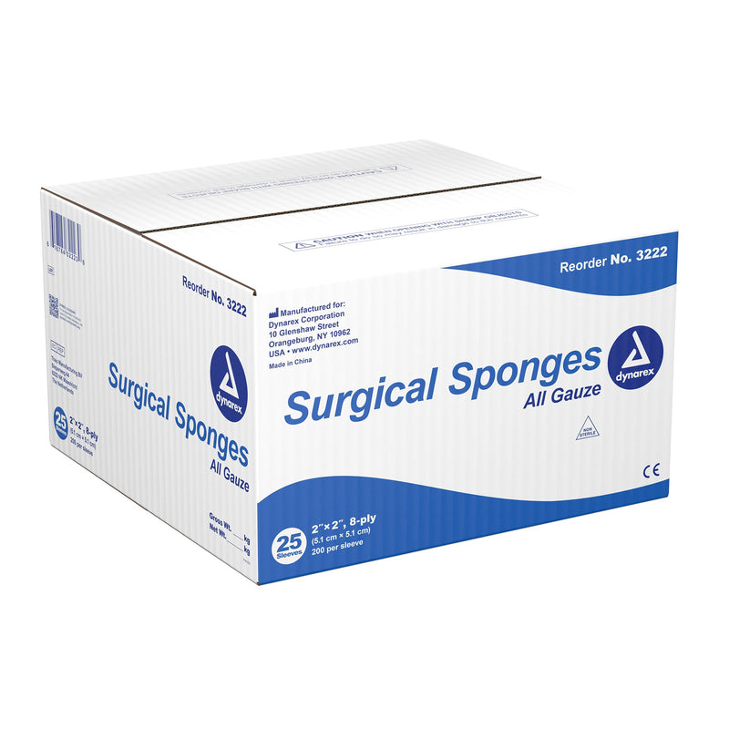 Dynarex® NonSterile Gauze Sponge, 2 x 2 Inch, 1 Box (General Wound Care) - Img 2