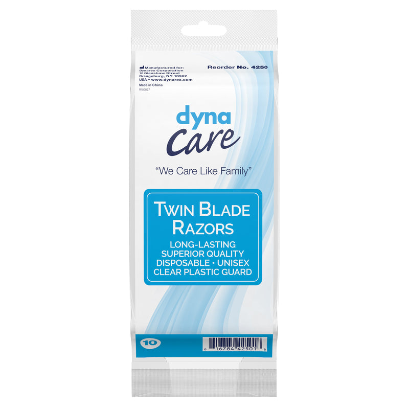 dynaCare® Twin Blade Disposable Razor, 1 Case of 300 (Hair Removal) - Img 2