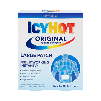 Icy Hot® Original Pain Relief Patches, Large, 1 Pack (Over the Counter) - Img 4