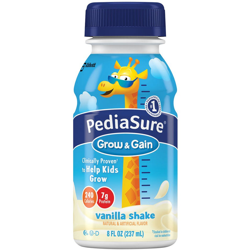 PediaSure® Grow & Gain Vanilla Pediatric Oral Supplement, 8 oz. Bottle, 1 Pack of 6 () - Img 1
