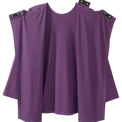 TOP, EMBELLISHED WMNS OPEN BACK EGGPLANT 3XLG (Shirts and Scrubs) - Img 4