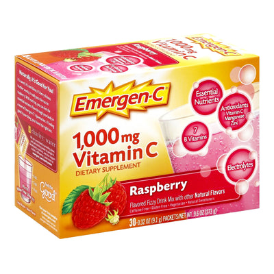 Emergen-C® Daily Immune Support, Raspberry Flavor, 1 Box of 30 (Nutritionals) - Img 3