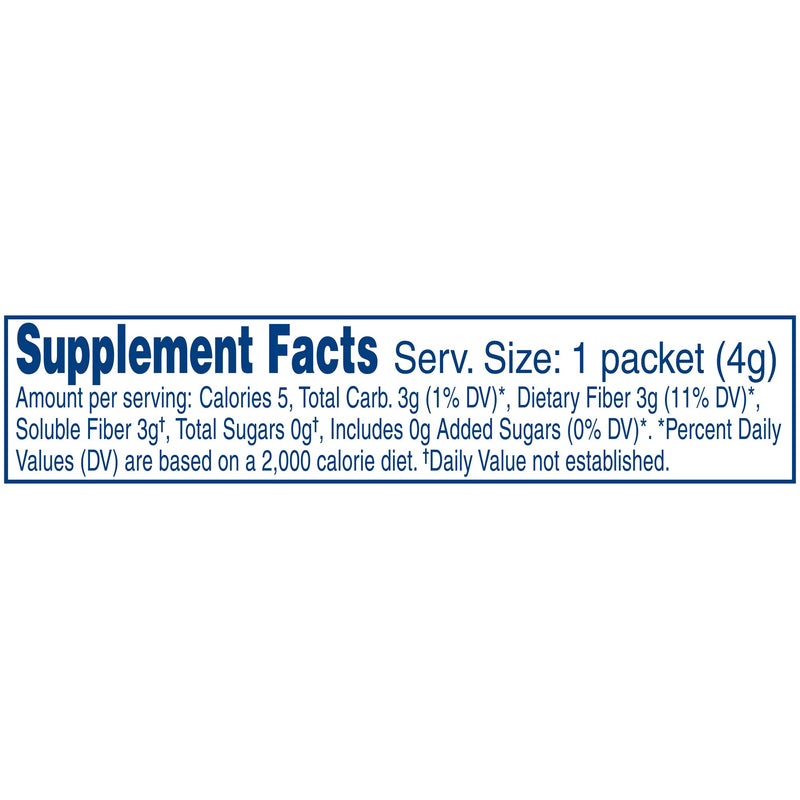 Nutrisource® Fiber Oral Supplement, 4 Gram Packet, 1 Each (Nutritionals) - Img 4