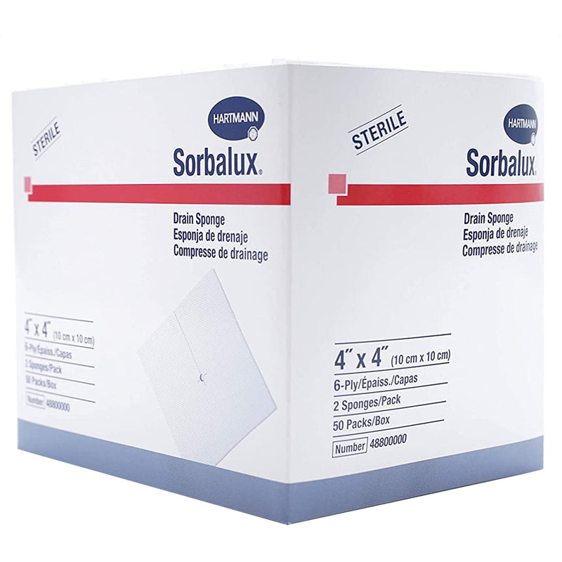 Sorbalux® Drain Sponge, 4 x 4 Inch, 1 Box of 50 (General Wound Care) - Img 2